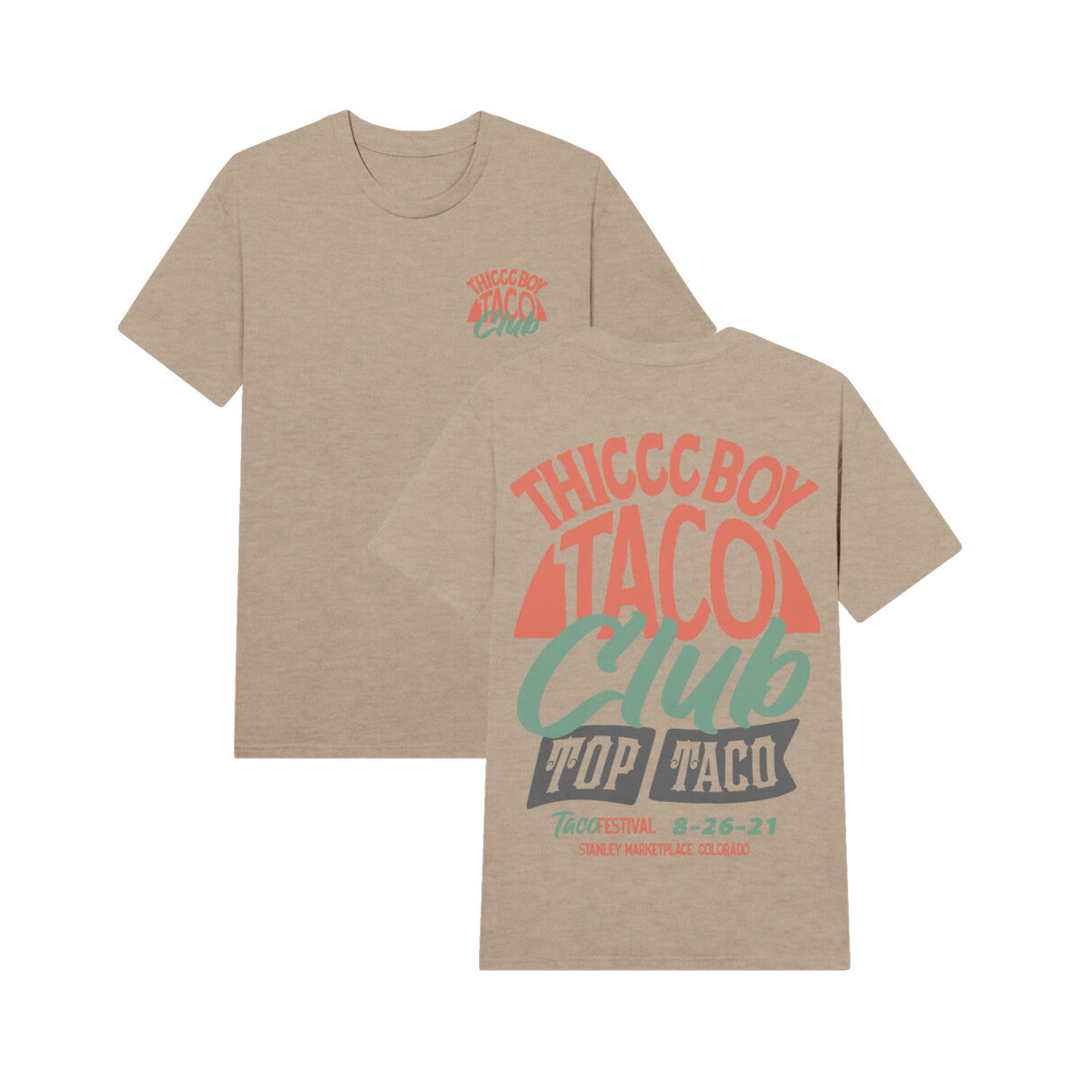 Thiccc Boy Apparel X Top Taco 2021 - Taco Club Tee